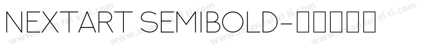 NEXTART SemiBold字体转换